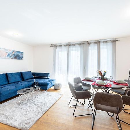 Lit Living: Luxus - Box Spring - Parking - Terrace Apartment Ludwigshafen am Rhein Bagian luar foto